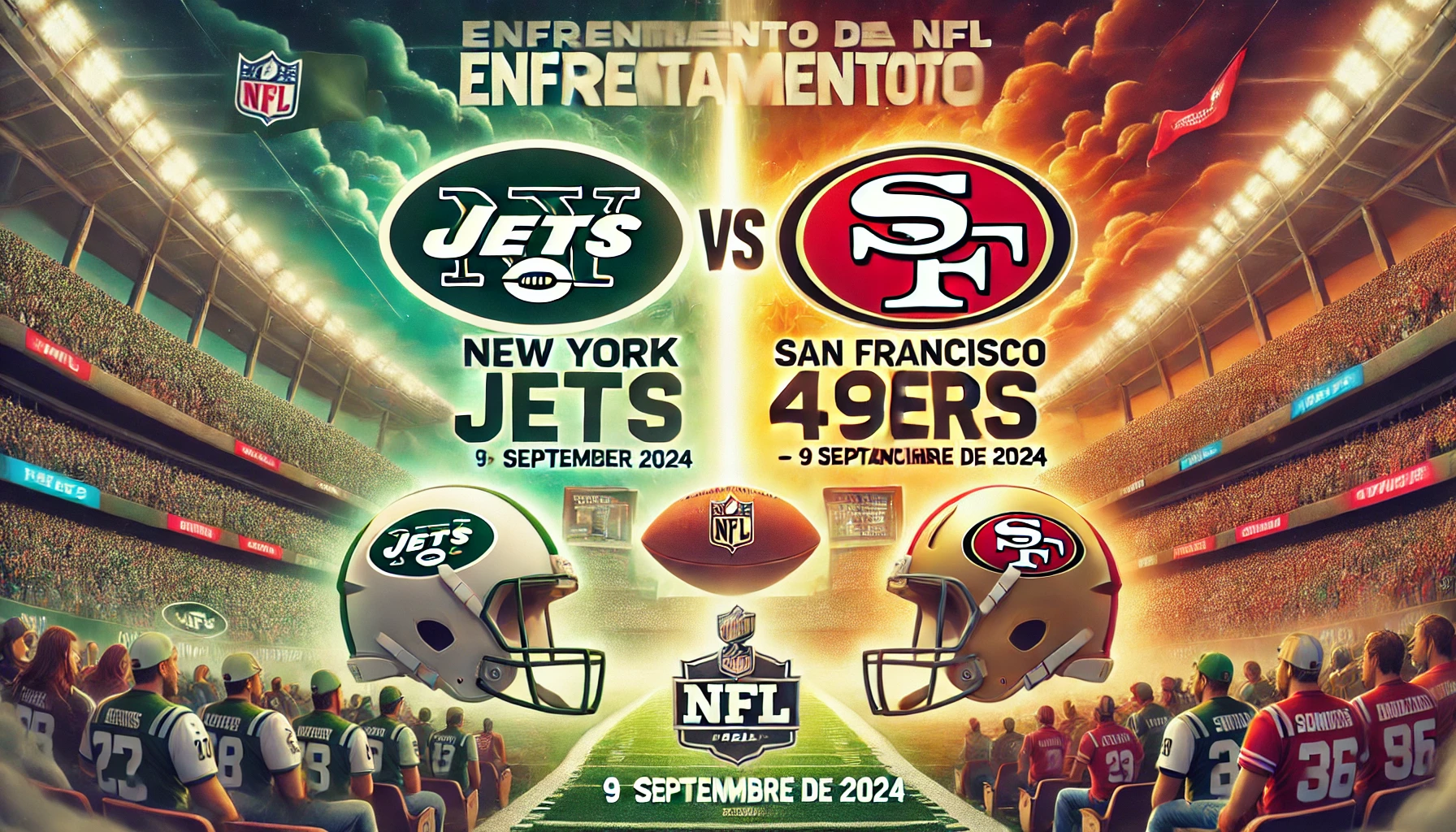 Enfrentamiento de la NFL: New York Jets vs San Francisco 49ers – 9 de septiembre de 2024